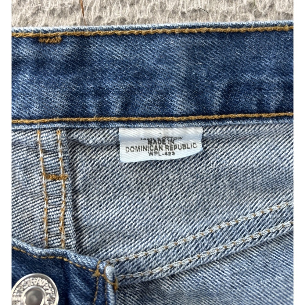 Levis 501 Jeans Mens 36x34 (Fits 34x29) Blue Button Fly Straight Leg - Picture 5 of 12